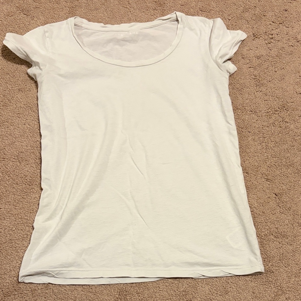 Everlane White Short Sleeve Tee Mint color XXS
